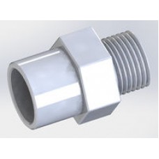 PVC pipe 20mm to 1/2" BSP male